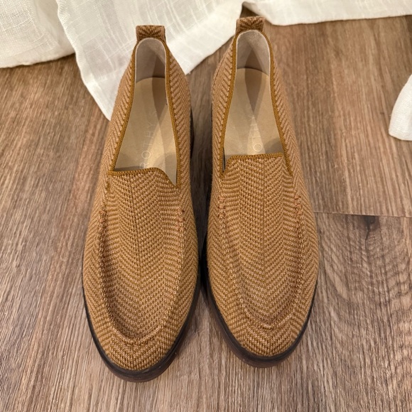 Rothy’s The Lug Loafer Teak Herringbone Women’s 6 Chunky Preppy Merino Wool Shoe - Picture 2 of 9